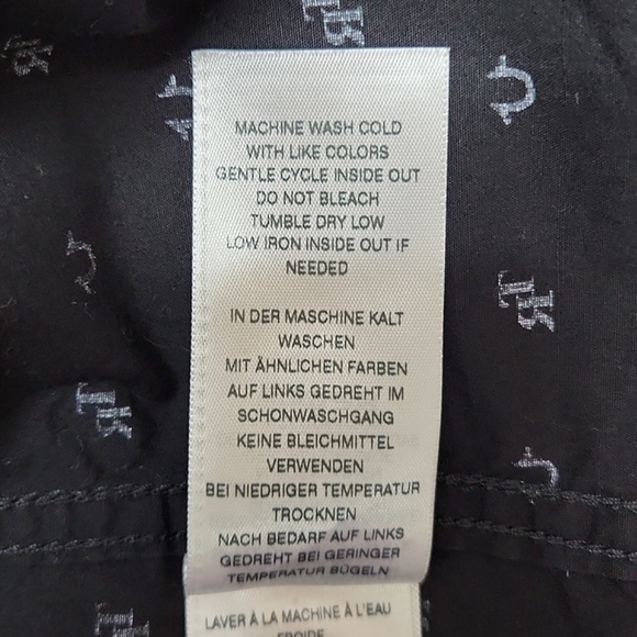 🌿 True Religion Black & White Men's Button Down Shirt, Size M ~ EUC - Picture 8 of 10